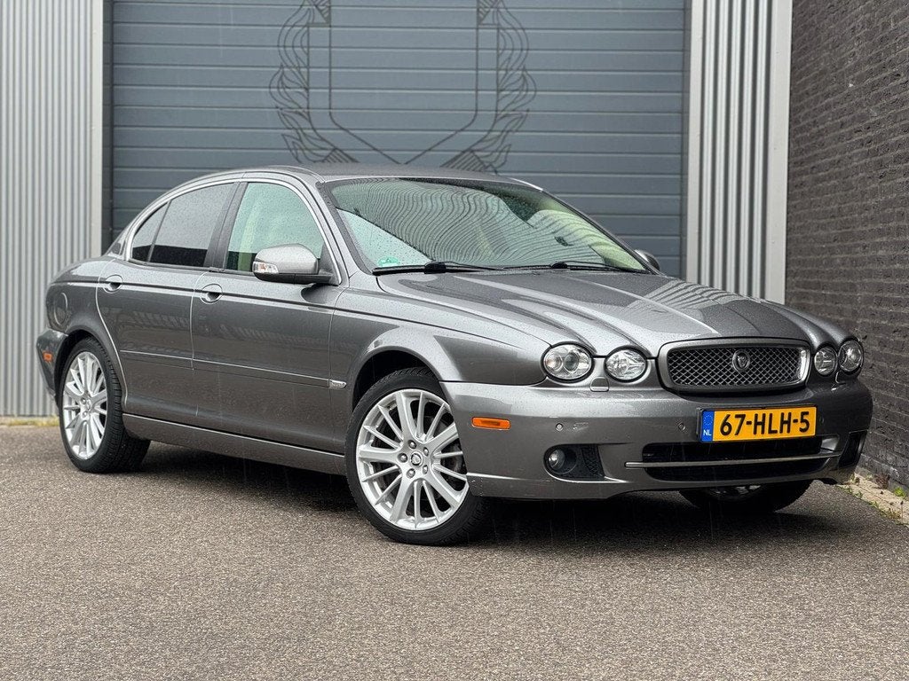 Jaguar X-type 3.0 V6 Executive Automaat|Leer|Nap, Auto's, Gebruikt, Beige, Bedrijf, Euro 4