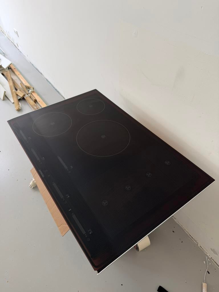Luxe inductie kookplaat siemens, Witgoed en Apparatuur, Kookplaten, Ophalen, 4 kookzones, Zo goed als nieuw, Inbouw