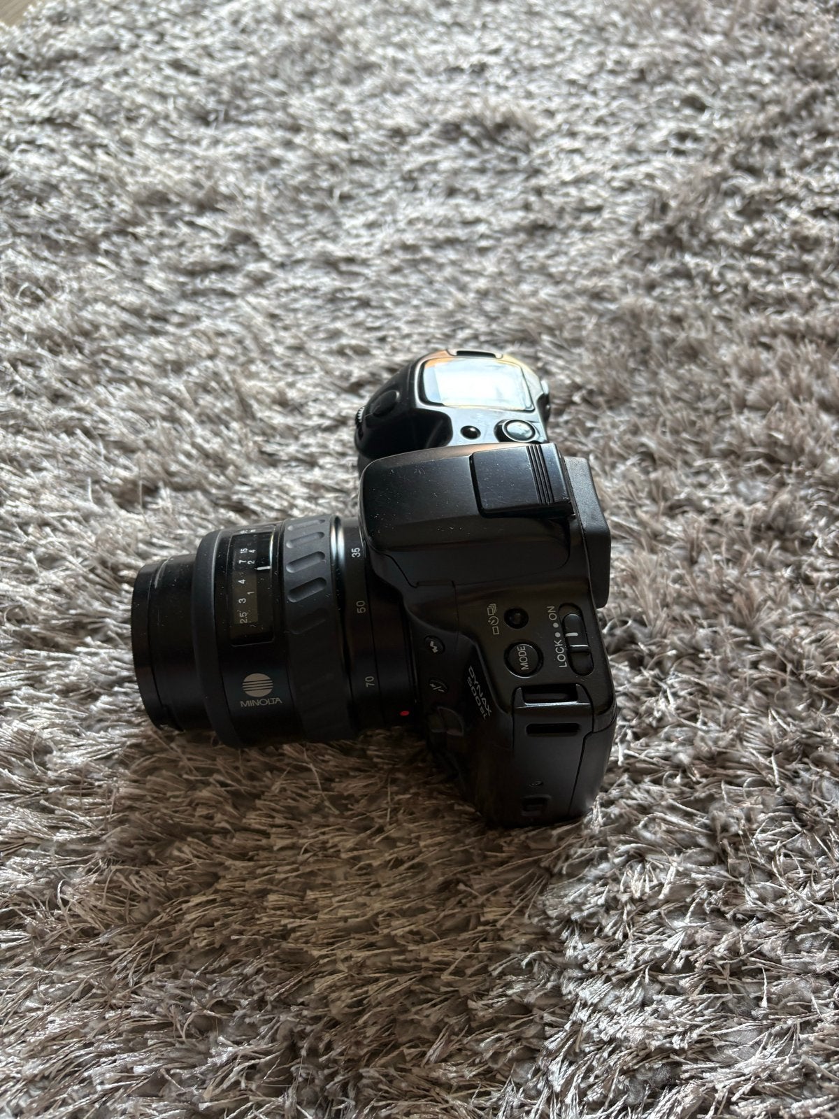 Minolta Dynax 500si Spiegelreflexcamera met AF 35-70 lens, Ophalen of Verzenden, Gebruikt, Spiegelreflex, Minolta