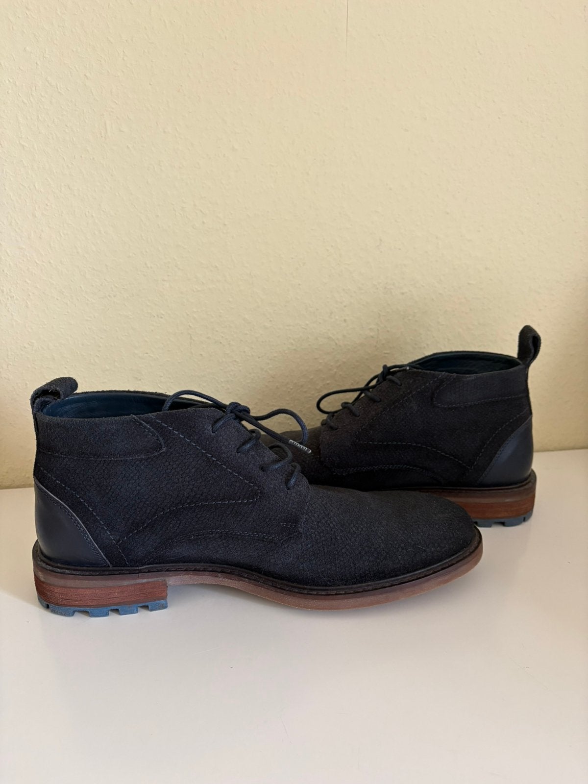 Blauwe heren schoenen maar 40, Ophalen of Verzenden, Zo goed als nieuw