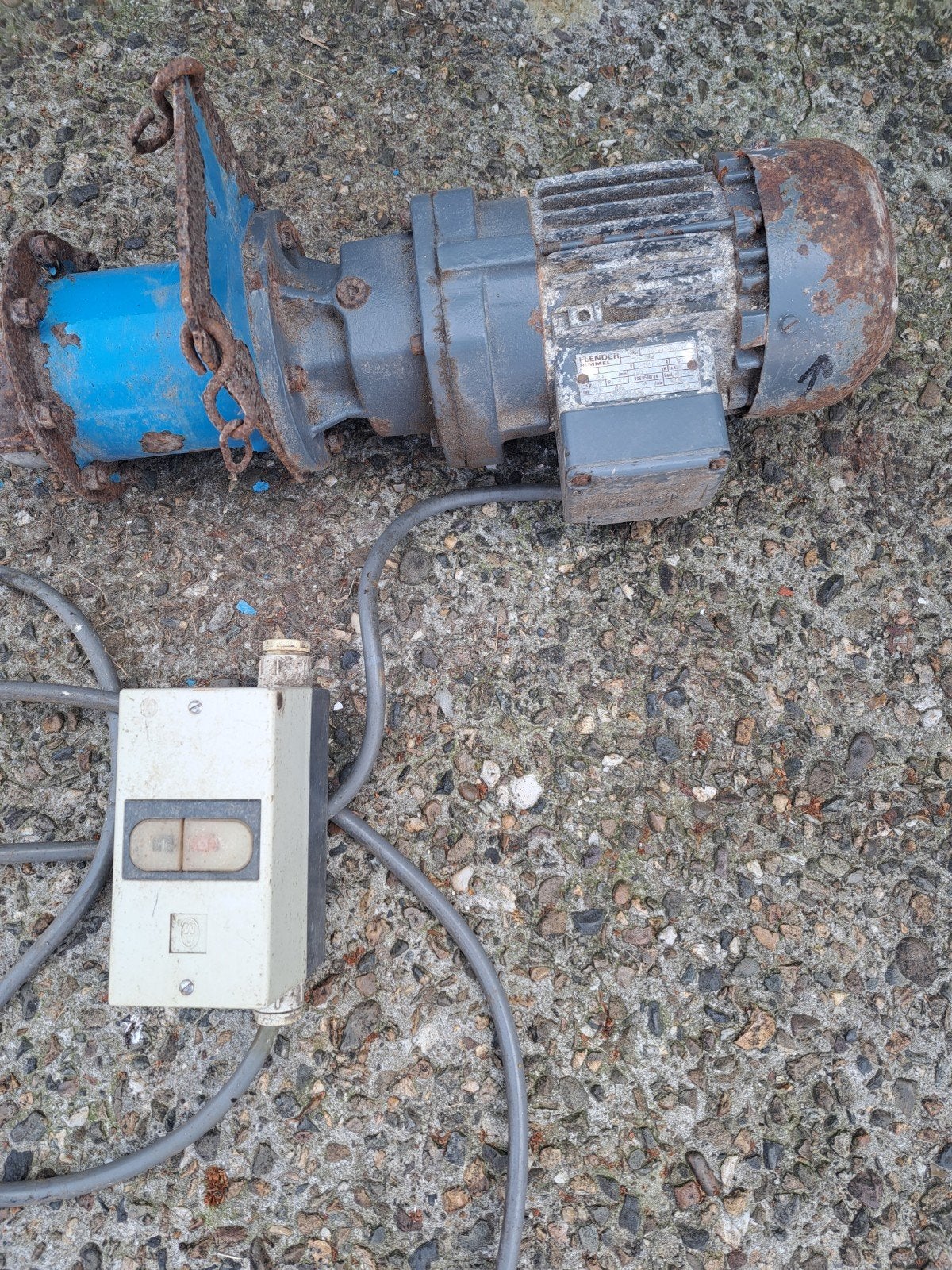 Flender Himmel Elektromotor vijzelmotor, Ophalen of Verzenden, Gebruikt, Elektromotor