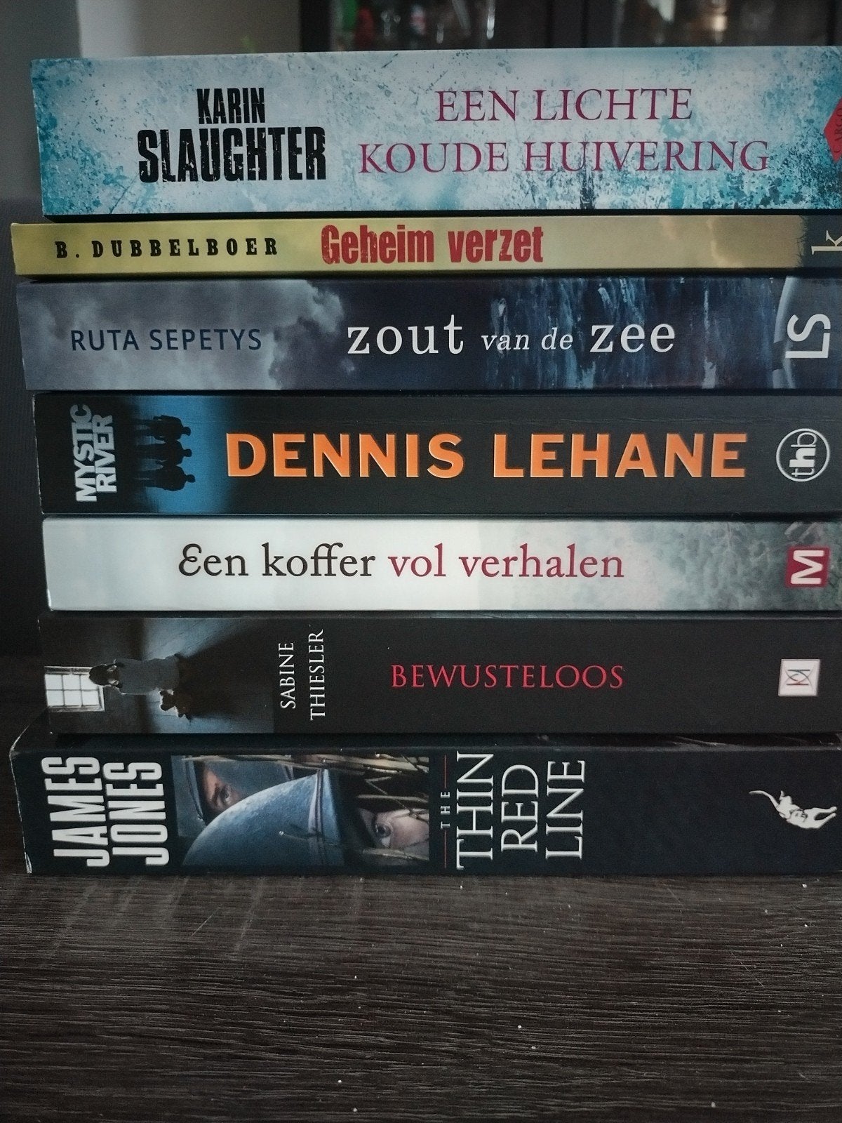Boekenpakket: Thrillers & Historische Fictie (7 stuks), Boeken, Ophalen of Verzenden, Gelezen, Karin Slaughter, Dennis Lehane, Ruta Sepetys, James Jones