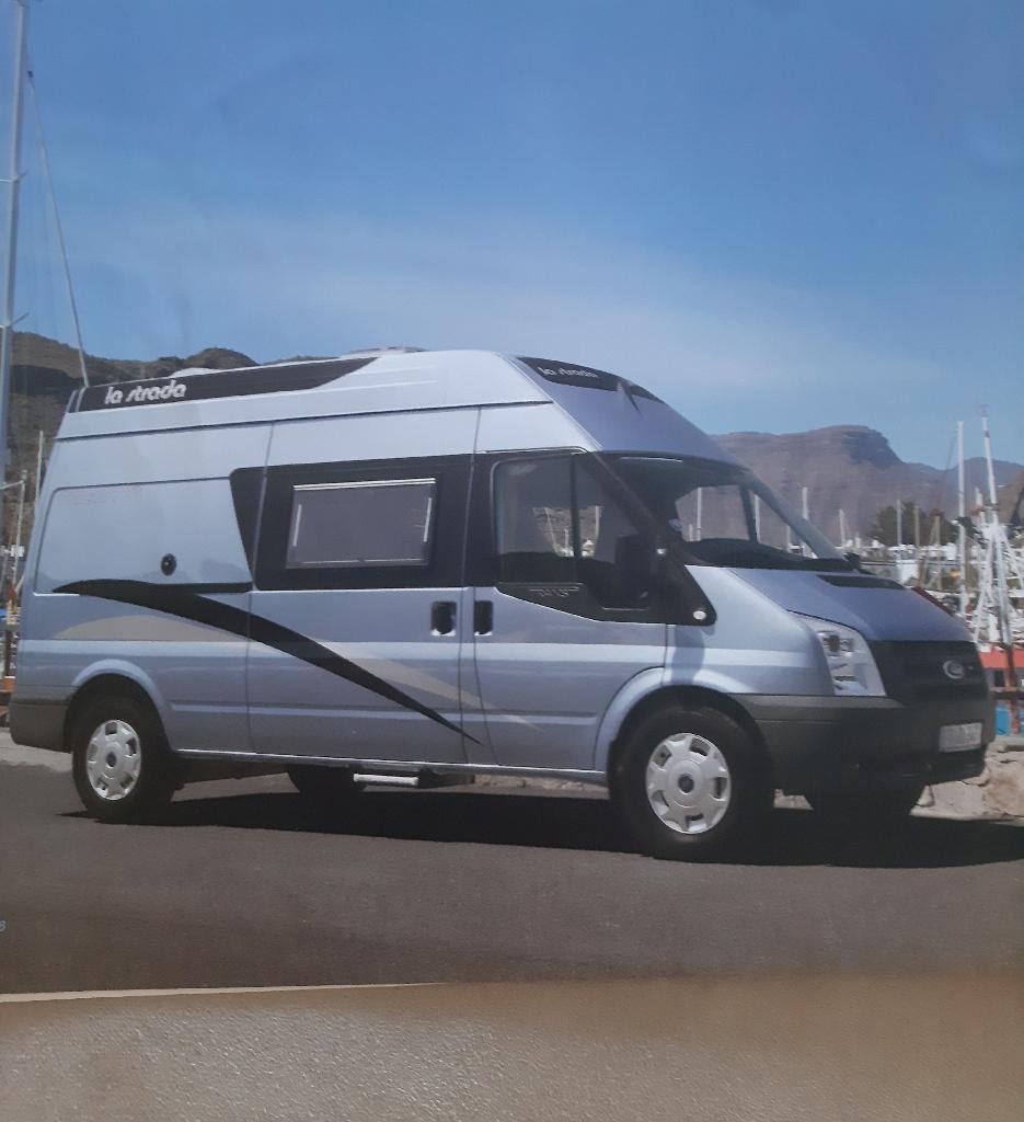 Prachtige Ford Transit La Strada Trento Camperbus met Hefbed, Buscamper of Camperbus, Ringverwarming, Reservewiel, Ford