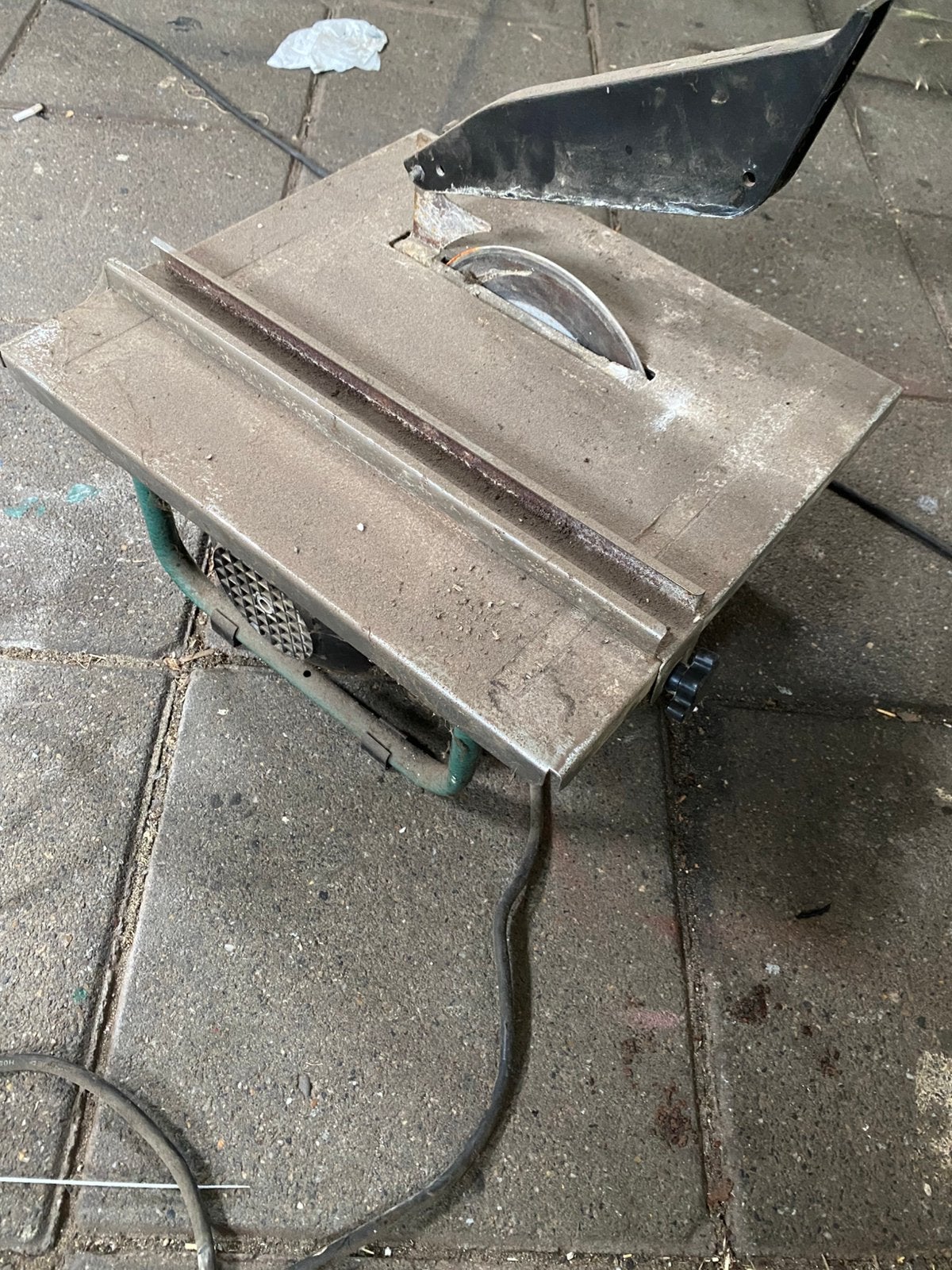 Tegelzaagmachine met geleider, Ophalen, Zo goed als nieuw, 1200 watt of meer, 30 tot 70 mm