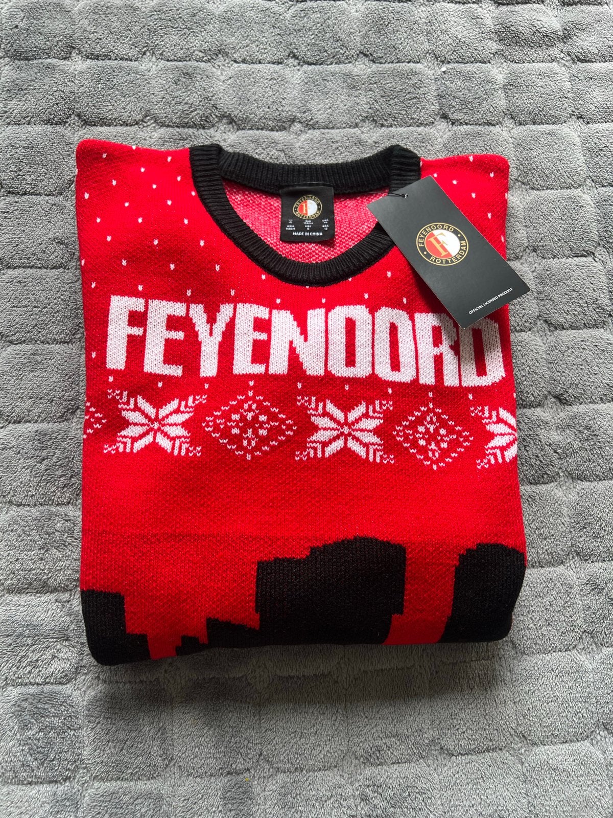 NIEUW, stoere unisex kinder kerttrui van Feyenoord - mt 158, Kinderen en Baby's, Ophalen of Verzenden, Nieuw, Jongen of Meisje