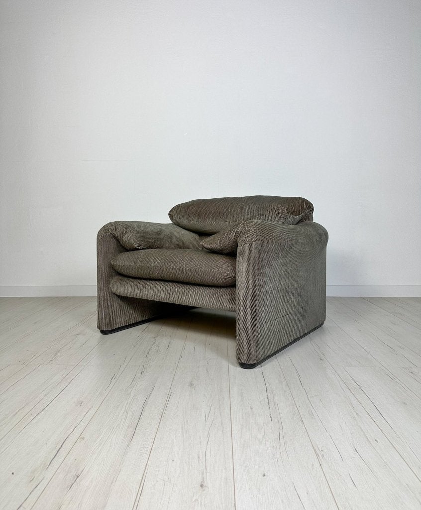 Cassina Maralunga fauteuil Vico Magistretti vintage 70s