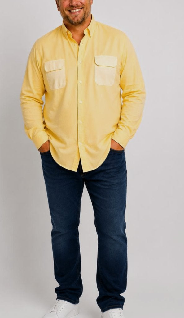 Flanel xl/56 €29.95 Red Collor Project, Verzenden, Geel, Nieuw, Red Collor Project