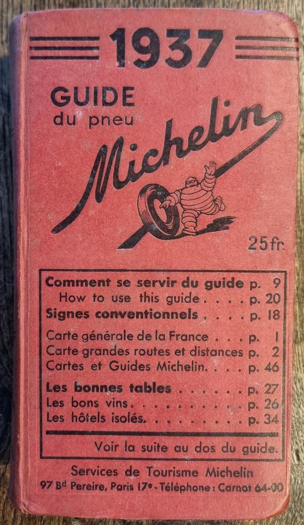 Guide MICHELIN France 1937 - hardcover - IZGST, Antiek en Kunst, Ophalen of Verzenden, Michelin