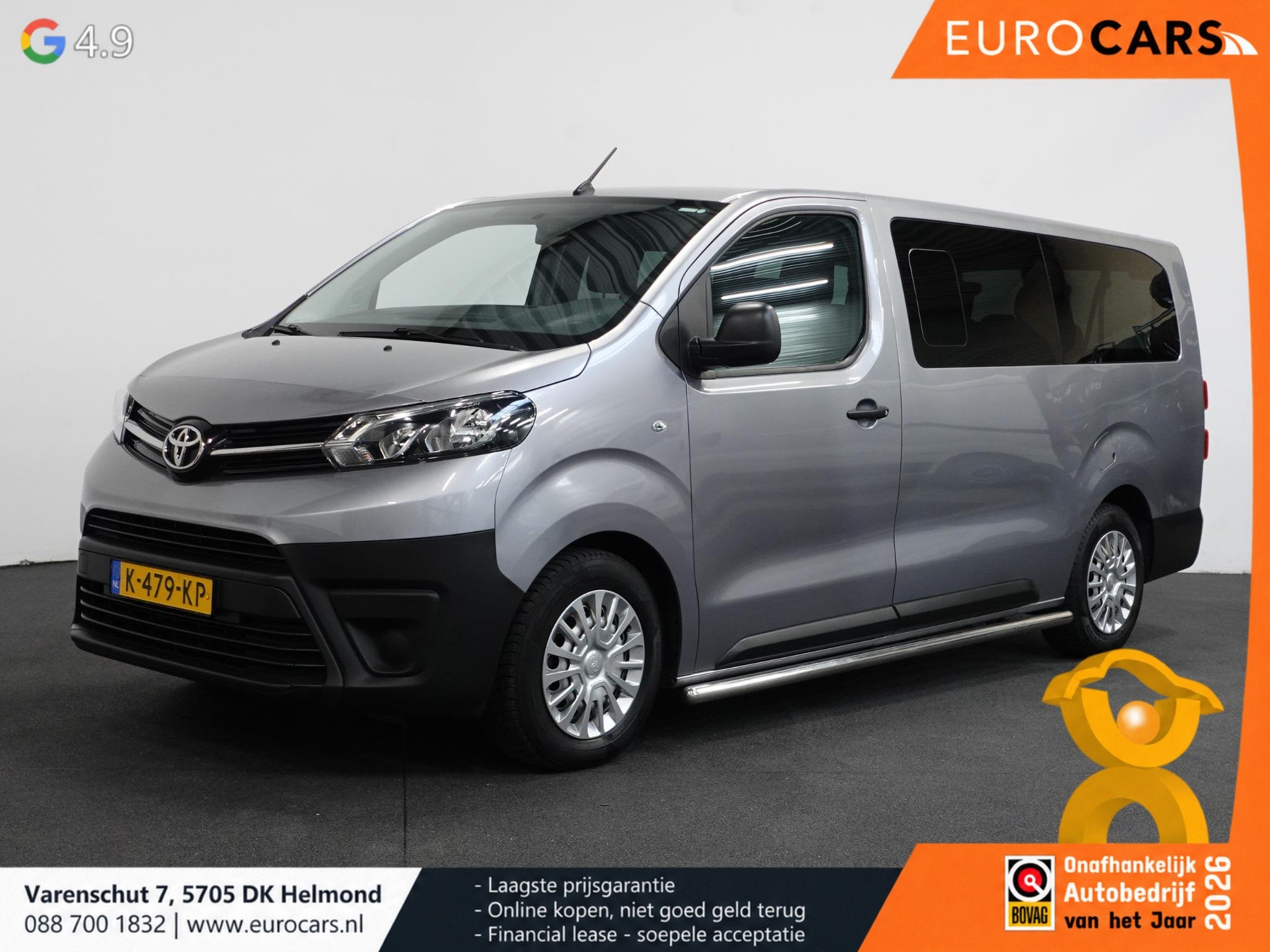 Toyota PROACE Shuttle 1.5 D-4D Navigator Long L3H1 9persoons, Auto's, Voorwielaandrijving, Stof, Euro 6, ProAce