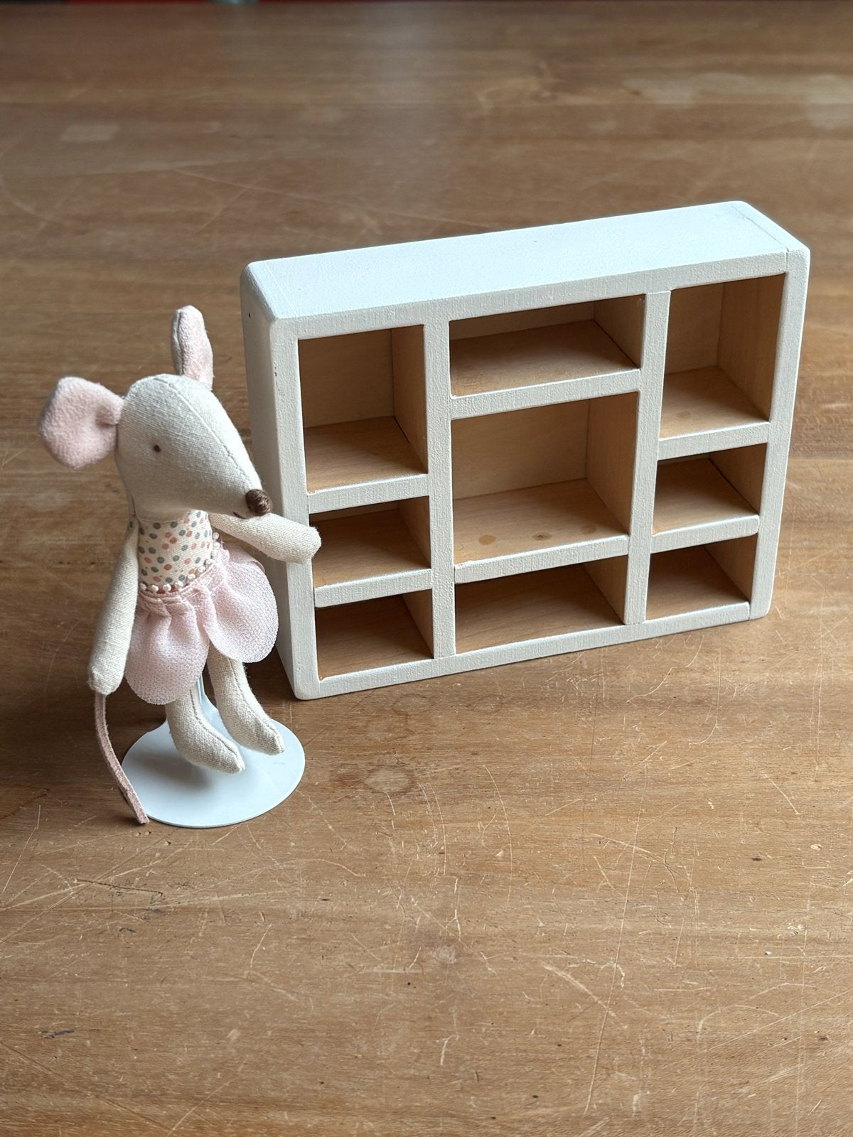 Houten Blokkenkast voor Poppenhuis of Muizenhuis, Verzamelen, Ophalen of Verzenden, Gebruikt