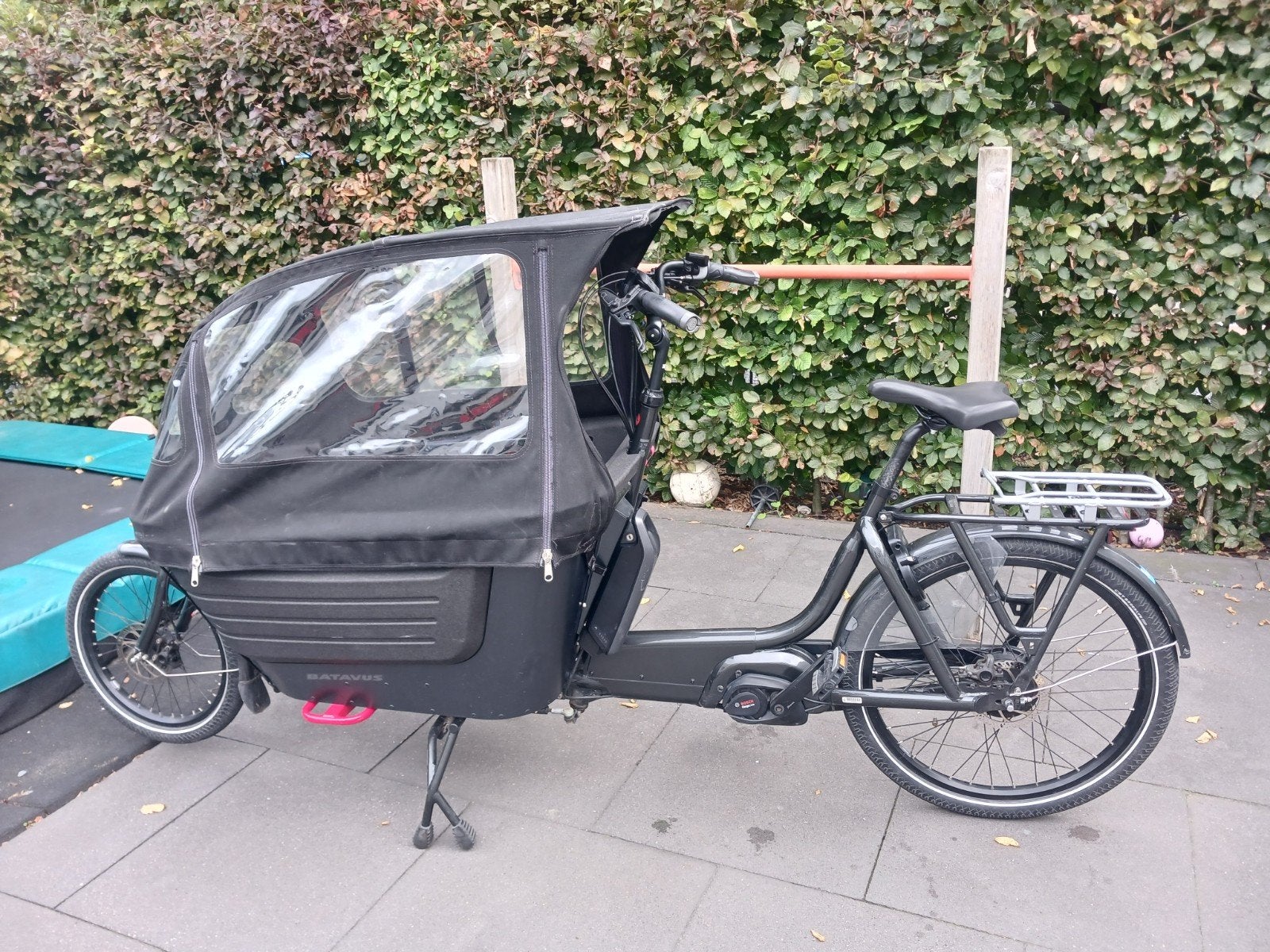 Bakfiets Batavus Fier 2 - Zeer nette staat, 4 kinderen of meer, Huif, Zo goed als nieuw, Ophalen