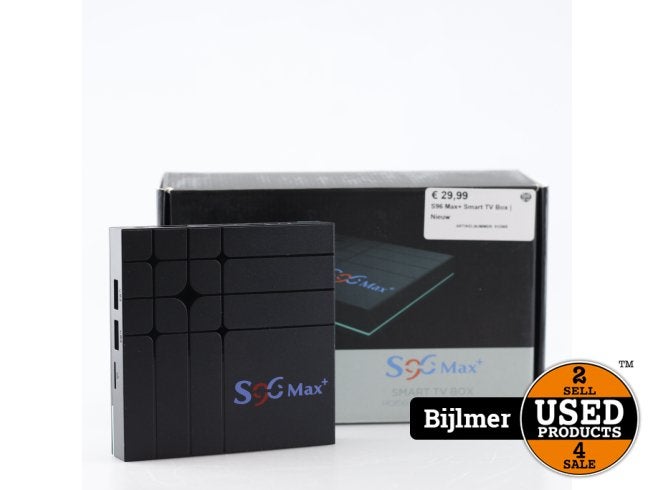 S96 Max+ Smart TV Box | Nieuw, Flex Ltd., Zo goed als nieuw, https://flex.com/contact-us, Nobelstraat 10, 5807 GA Oostrum LB, Limburg, Nederland