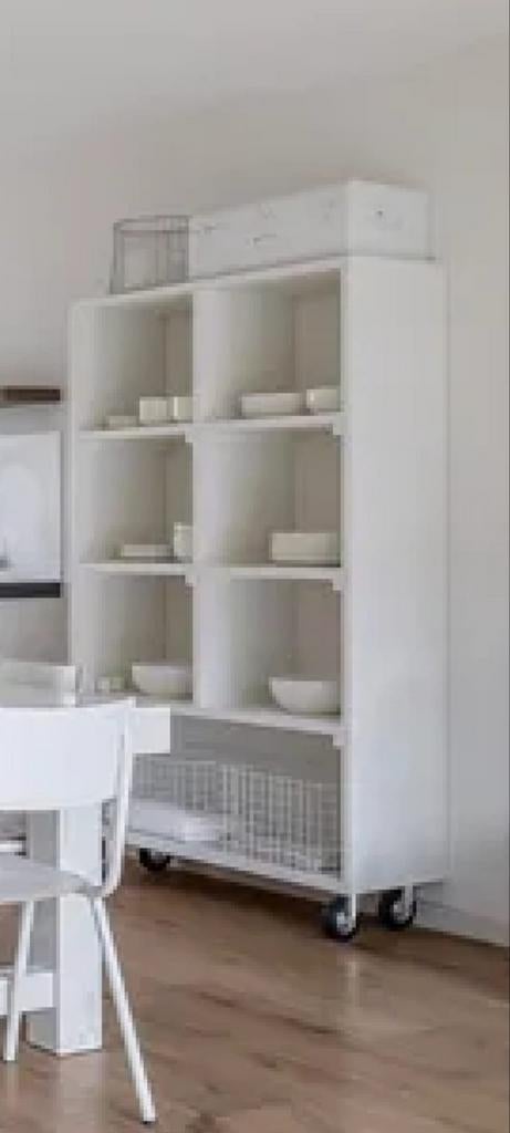 Stoere grote steigerhouten vakkenkast te koop, Ophalen, Zo goed als nieuw