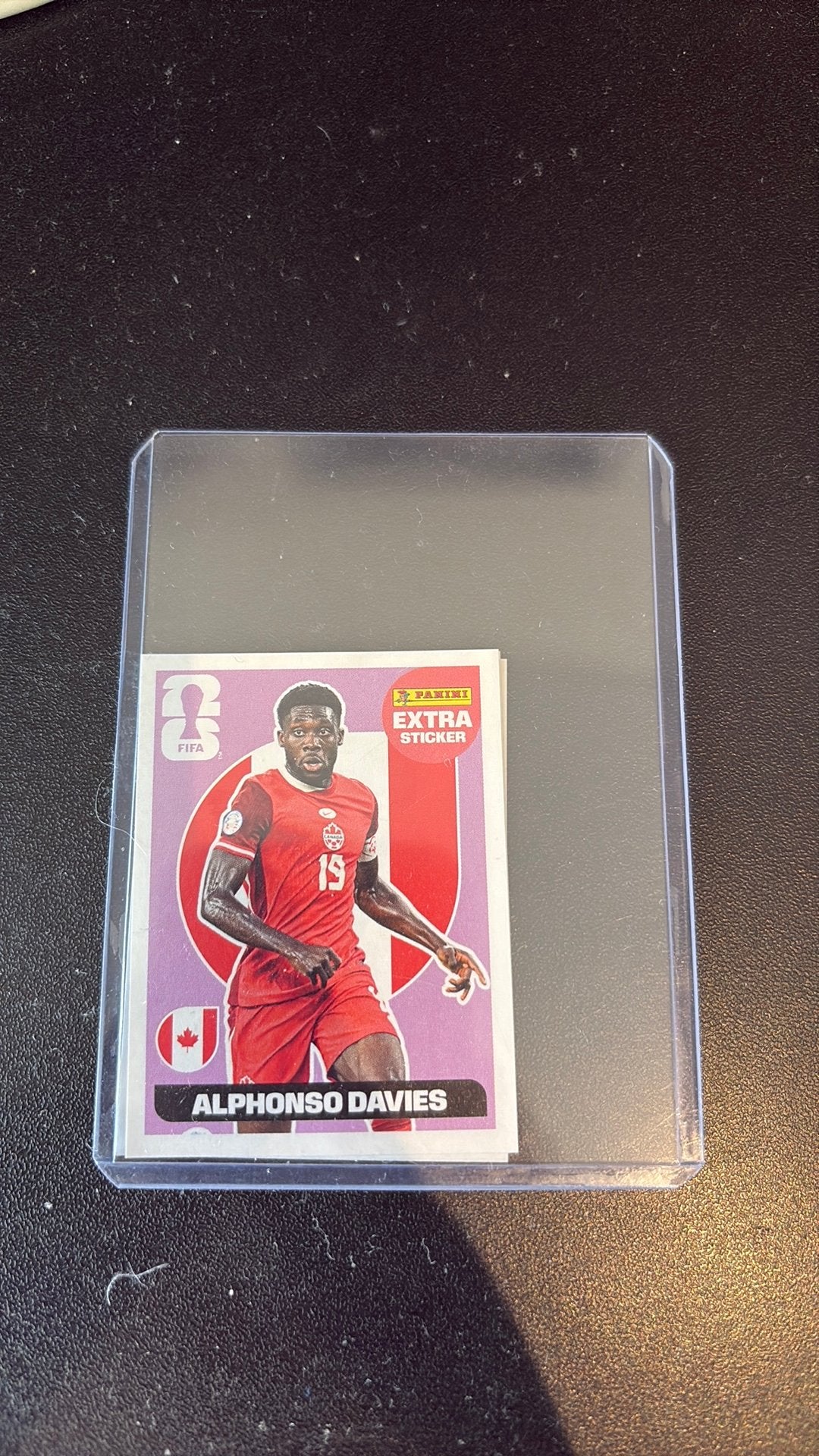 Davies extra sticker 2026 Wk Panini, 1 speler, Verzenden, Nieuw, Vanaf 3 jaar