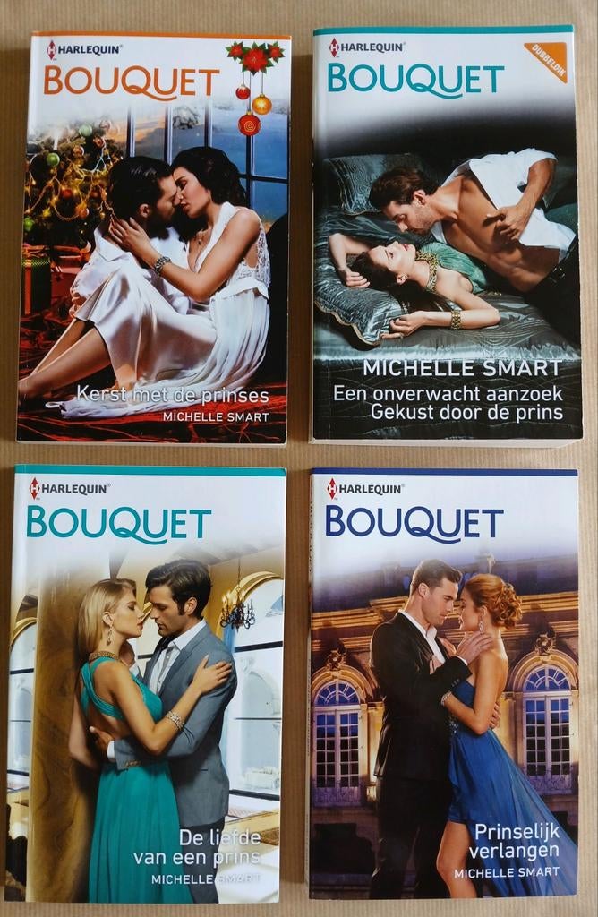Harlequin Bouquet: Serie De Kroon van Kalliakis, Boeken, Romans, Ophalen of Verzenden, Gelezen, Michelle Smart, Nederland
