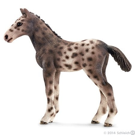 Schleich 13760 knabstruper veulen, dierfiguur, Verzamelen, Verzenden, Zo goed als nieuw, Paard, Beeldje of Figuurtje