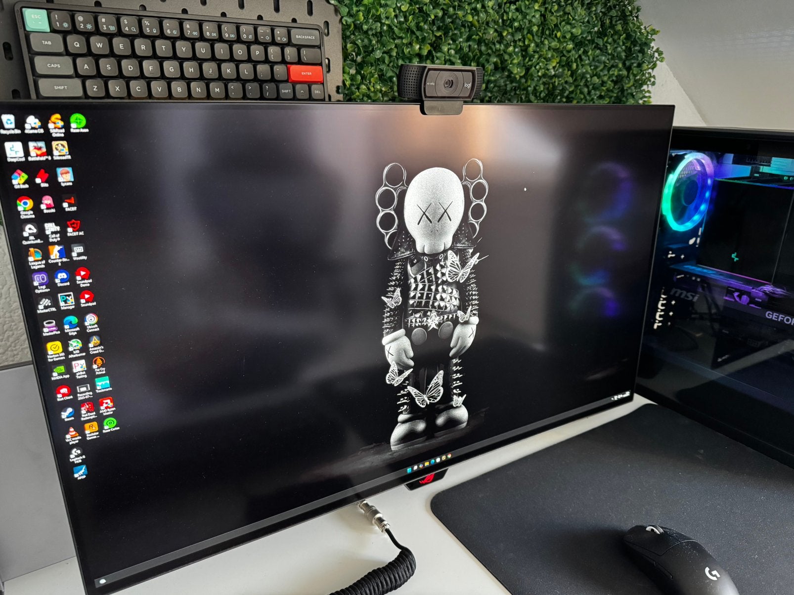 Asus Gaming Monitor 32” OLED PG32UCDP 4K 240hz / 480Hz, Gaming, 201 Hz of meer, HDMI, LED