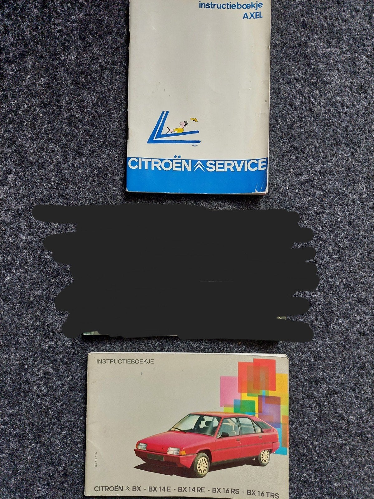 Instructieboekje - Citroën BX en Citroën Axel, Ophalen of Verzenden