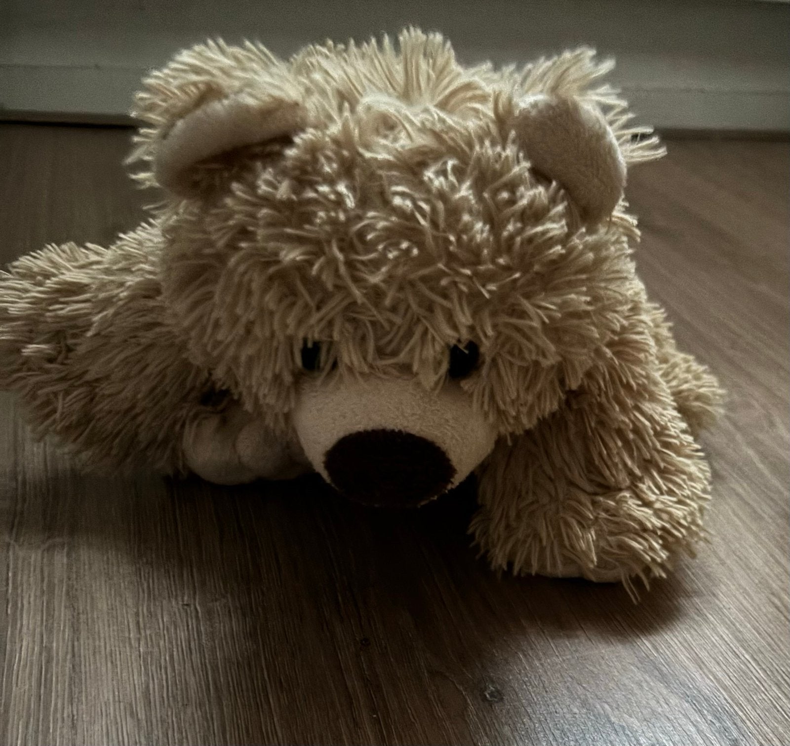 Schattige zachte teddybeer knuffel, Beer, Ophalen of Verzenden, Middelgroot (20 tot 80 cm), Beige