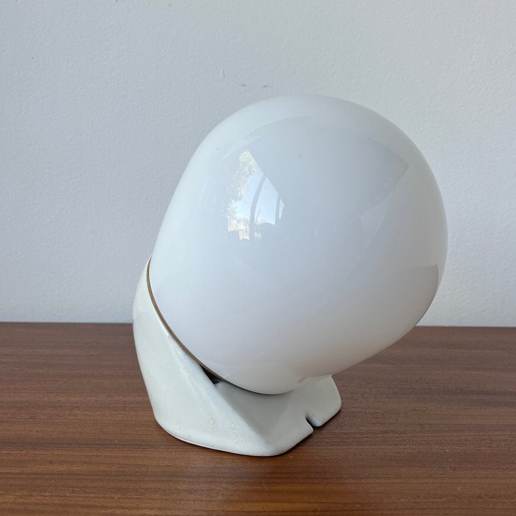 Wilhelm Wagenfeld keramiek wandlamp voor Lindner LJS
