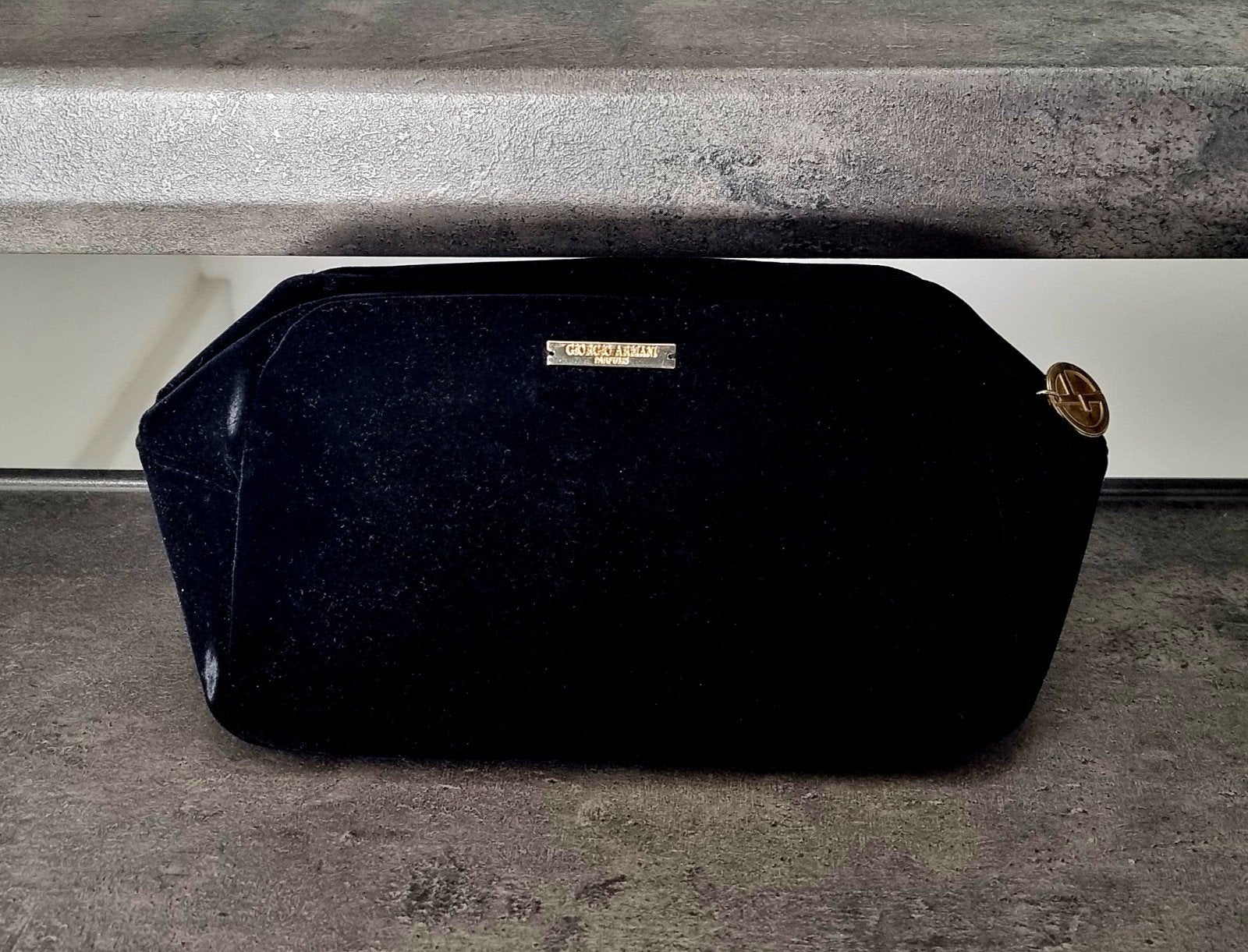 Giorgio Armani makeup / avond tas, Ophalen of Verzenden, Gebruikt, Zwart, Dame