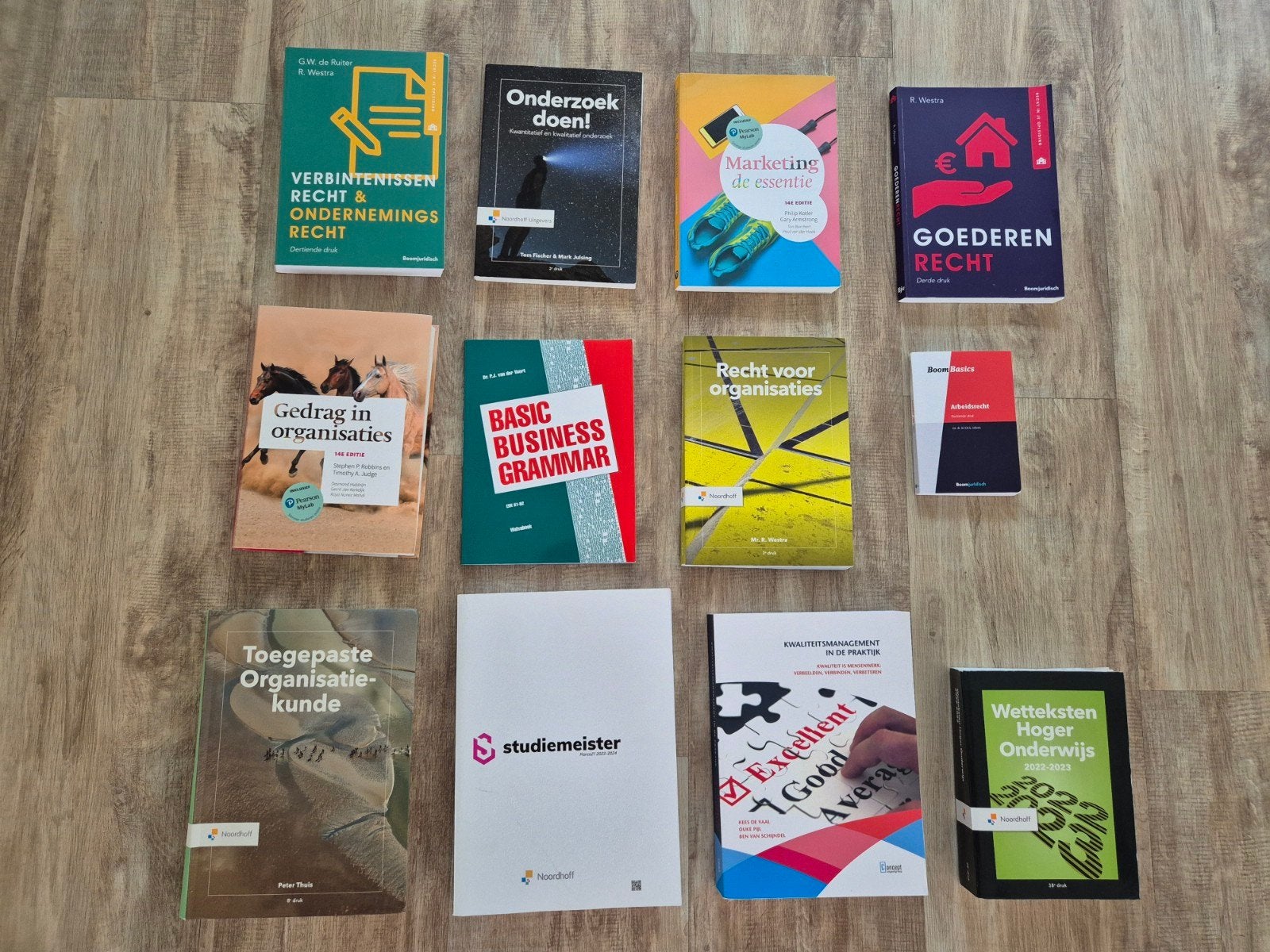 HAN Bedrijfskunde studieboeken 12 stuks, Ophalen of Verzenden, Overige typen