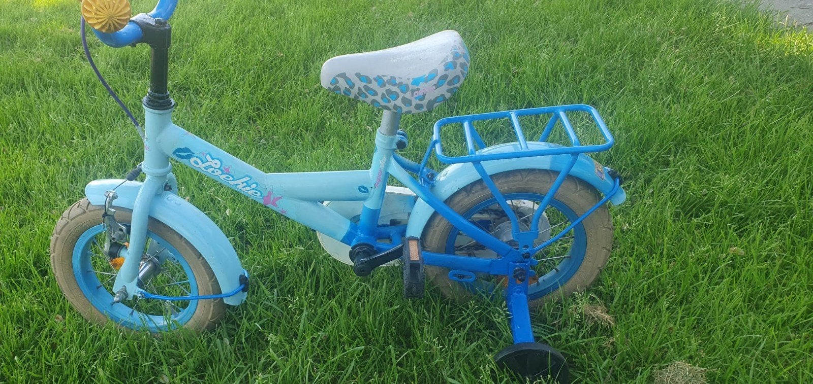 Loekie Super Star 12 inch kinderfiets met zijwieltjes, Fietsen en Brommers, Ophalen, Zijwieltjes, Gebruikt, Loekie