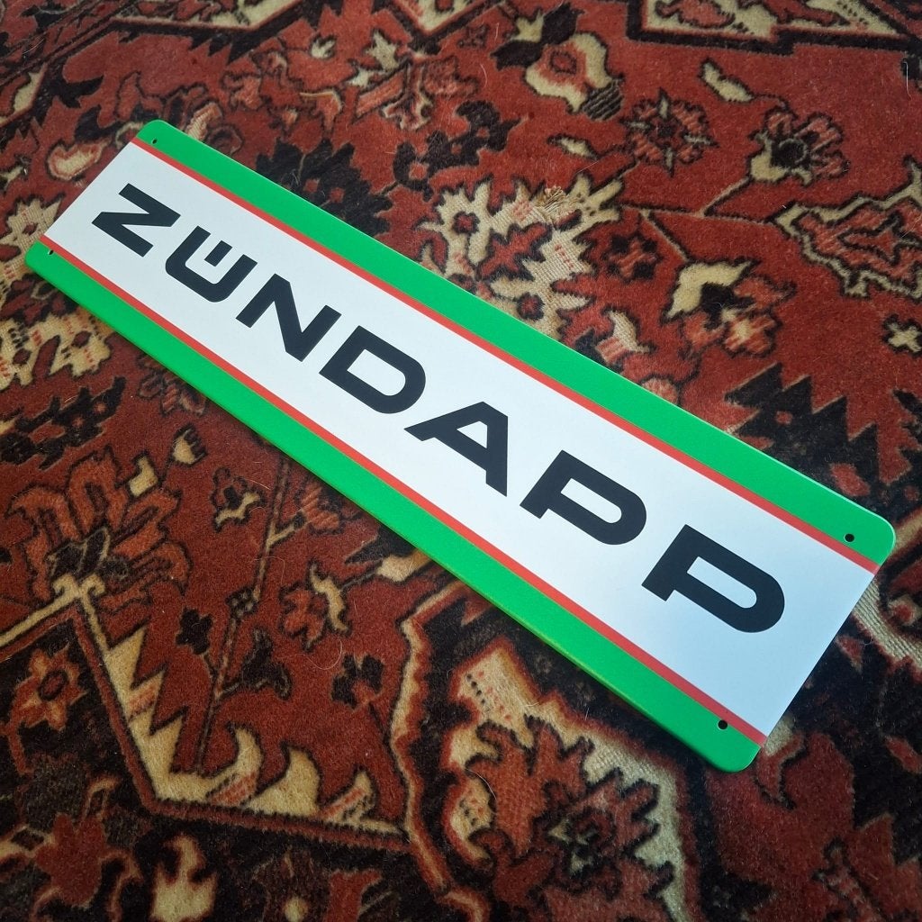Zundapp logo - Metalen wandbord, Reclamebord, Nieuw, Ophalen of Verzenden