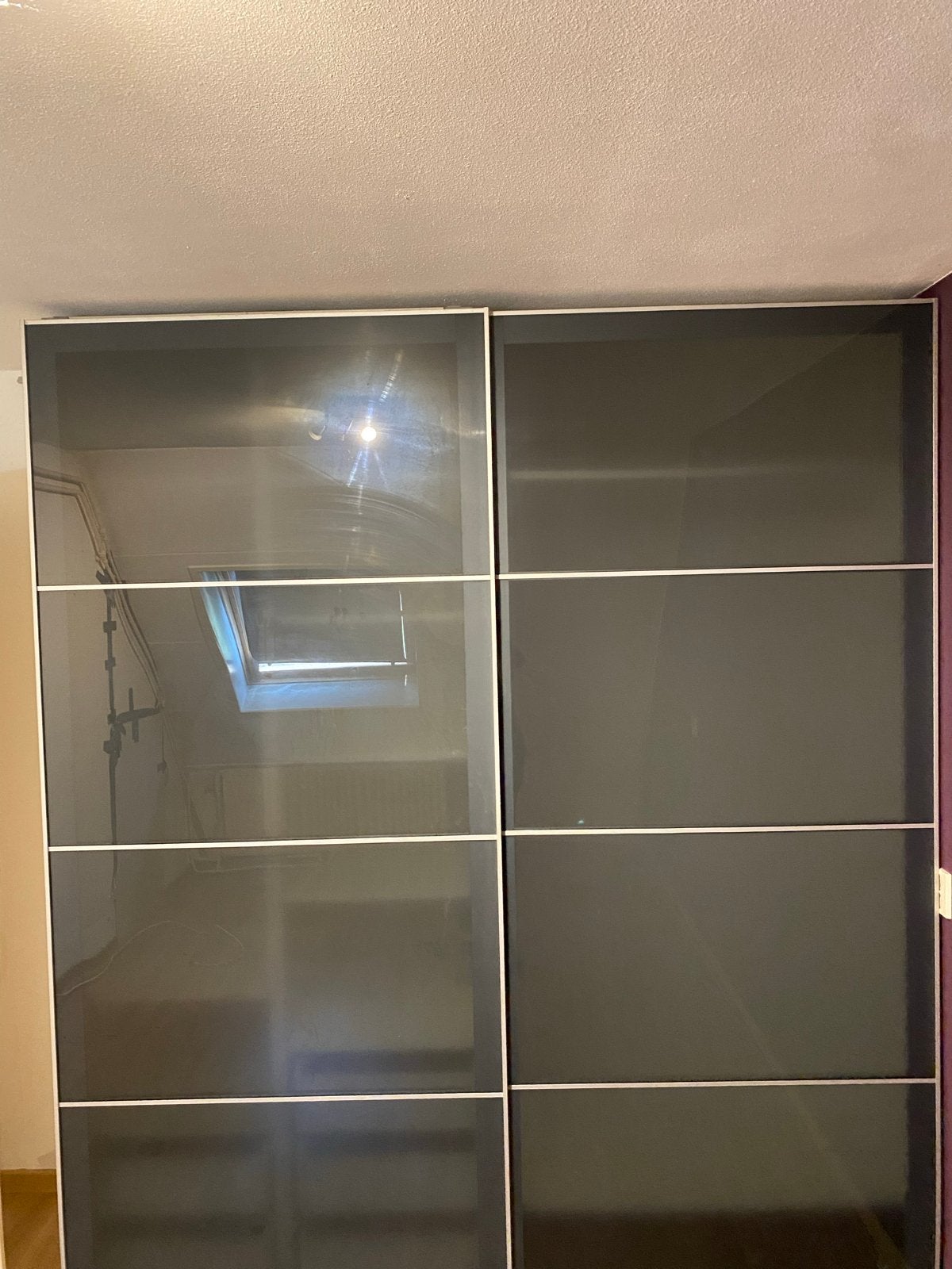 IKEA Pax Kledingkast met spiegeldeuren - Zelf demonteren, Ophalen, Gebruikt, 100 tot 150 cm, 200 cm of meer