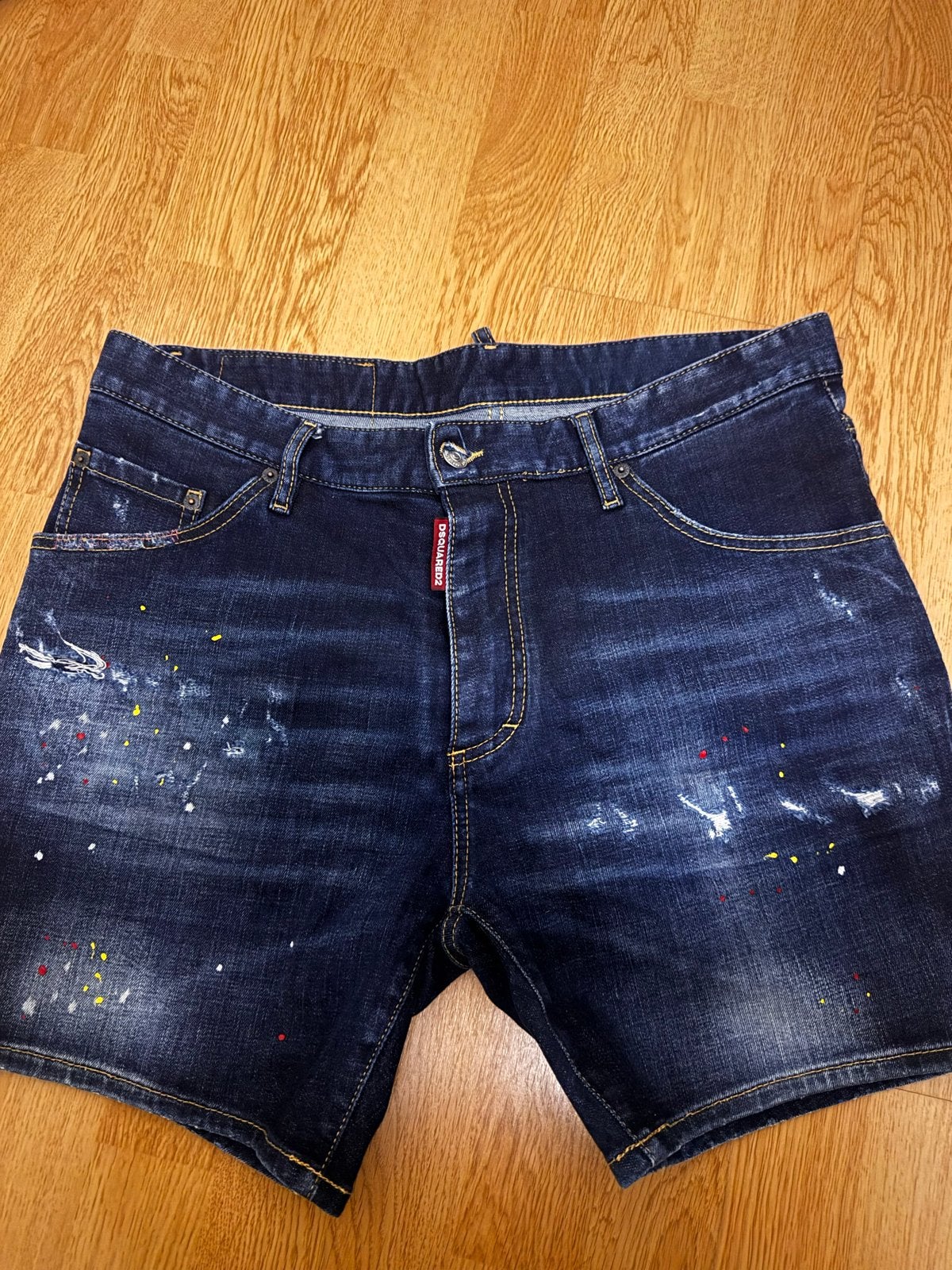Dsquared2 Korte Broek Maat 50 - Zo Goed als Nieuw, Ophalen of Verzenden, Zo goed als nieuw, Blauw, W33 - W34 (confectie 48/50)