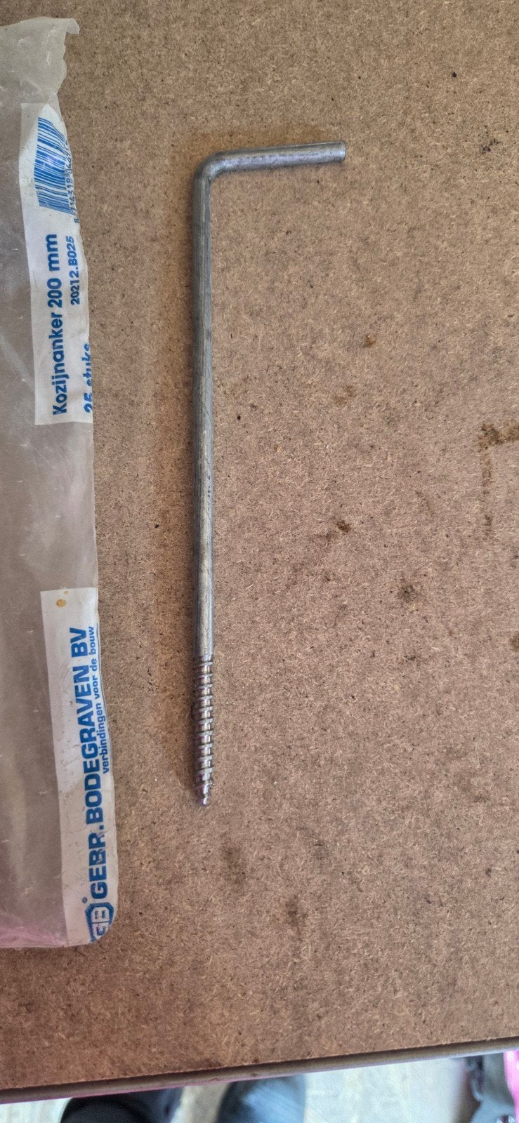 Kozijnankers 200 mm - 12 stuks, Doe-het-zelf en Verbouw, Ophalen of Verzenden, Nieuw, 100 tot 250 mm, Overige typen