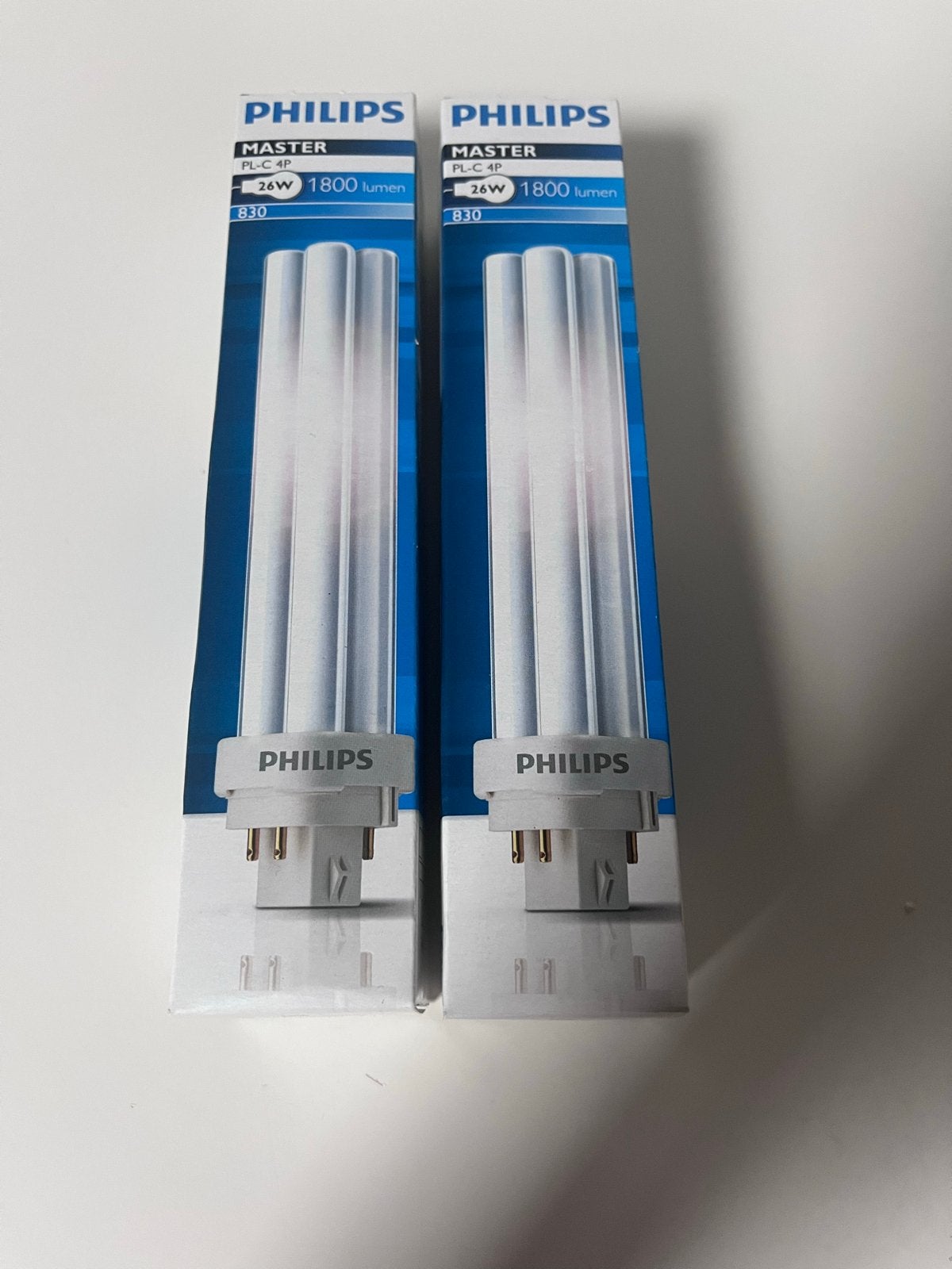 Philips Master PL-C 4P 26W - Compacte fluorescentielamp 2 st, Ophalen of Verzenden, Nieuw, G24, Philips