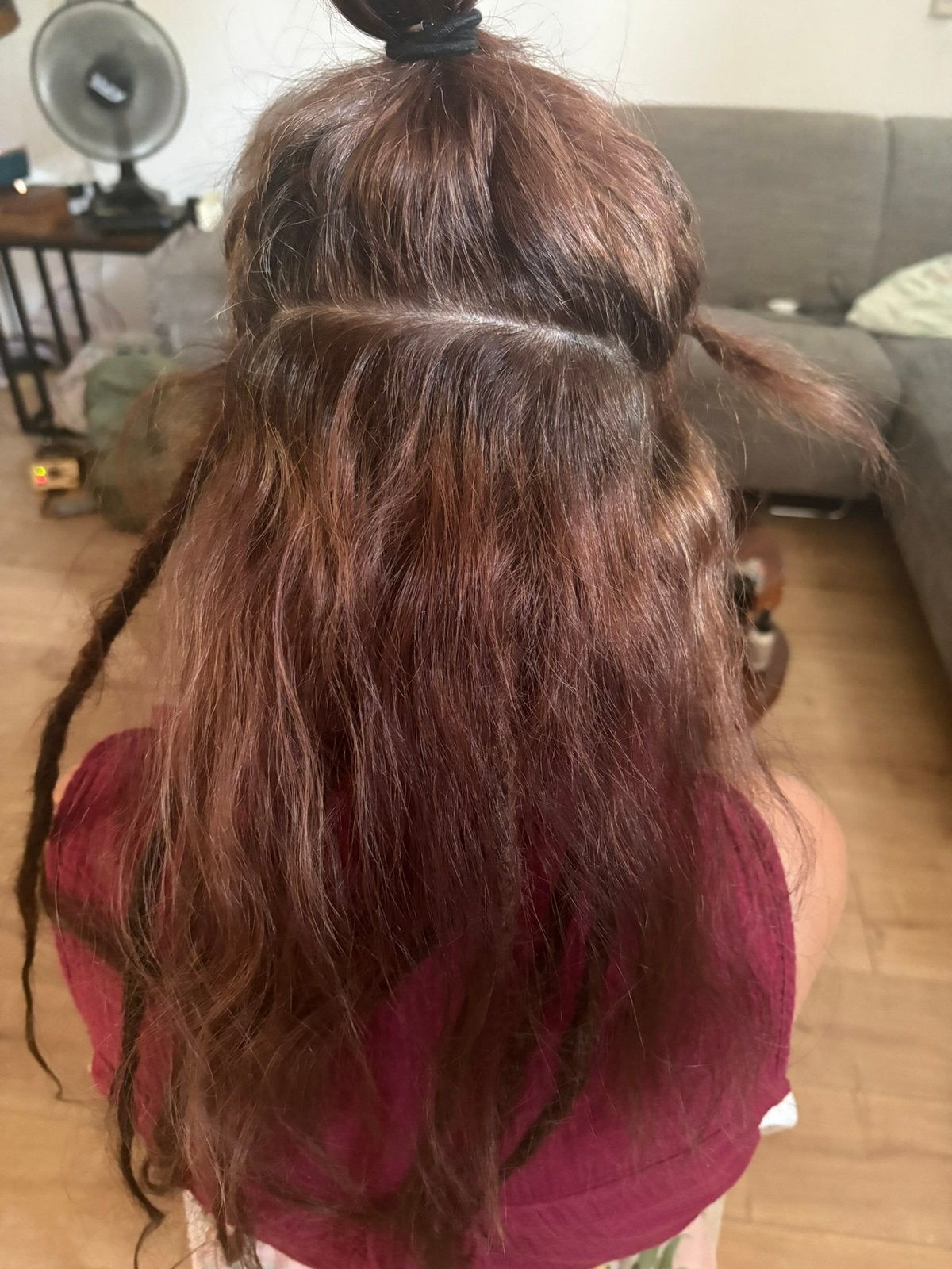 Echte dreadlocks zetten en bijwerken, Ophalen