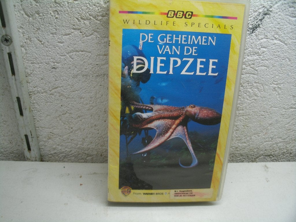 vhs 158a de geheimen van de diepzee, Alle leeftijden, Ophalen of Verzenden, Zo goed als nieuw