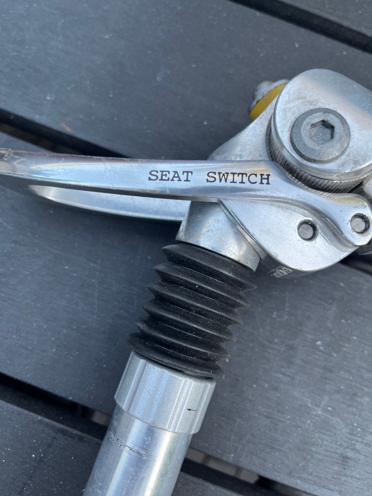 Verende zadelpen met Seat switch gazelle, Elektrische fiets, Overige typen, Ophalen of Verzenden, Zo goed als nieuw