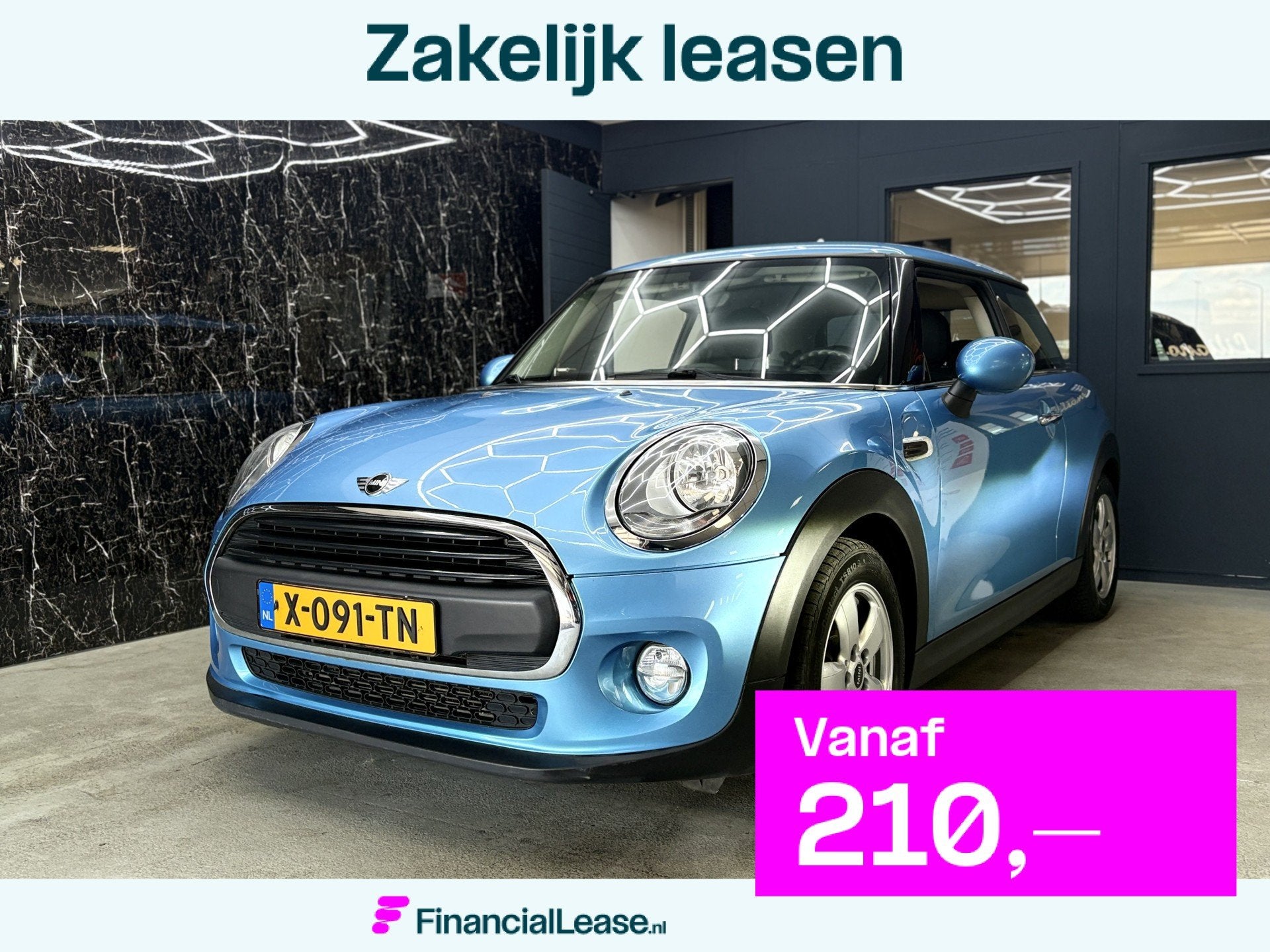 MINI One Mini 1.2, Auto's, Mini, Bedrijf, Lease, Financial lease, One, ABS, Airbags, Airconditioning, Alarm, Automatische klimaatregeling