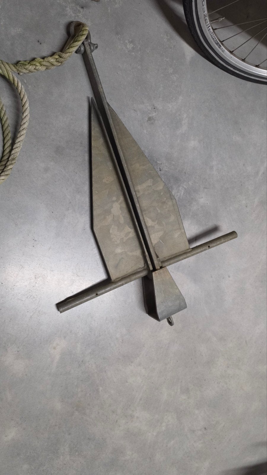 Anker 11 kg gegalvaniseerd, Ophalen of Verzenden, Gebruikt, Overige typen