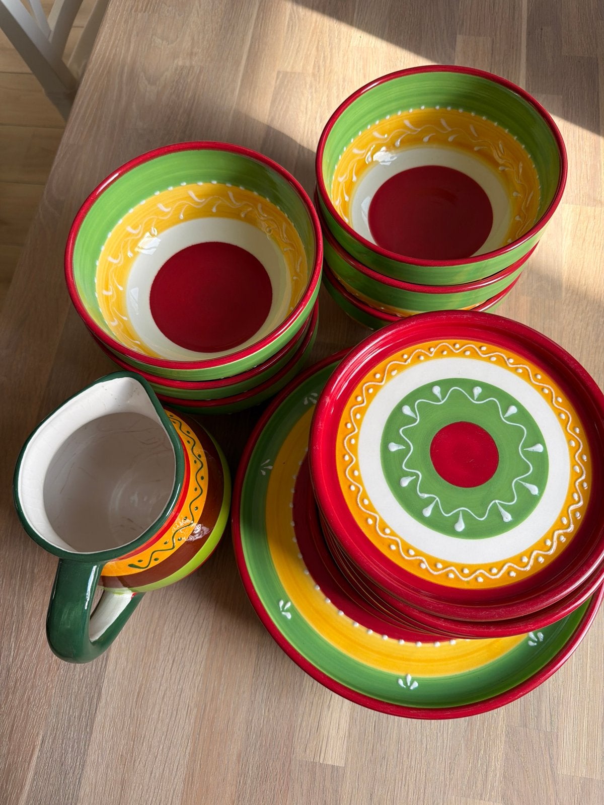 Intermezzo Servies - Kleurrijk en Compleet, Huis en Inrichting, Ophalen, Overige merken, Keramiek, Zo goed als nieuw