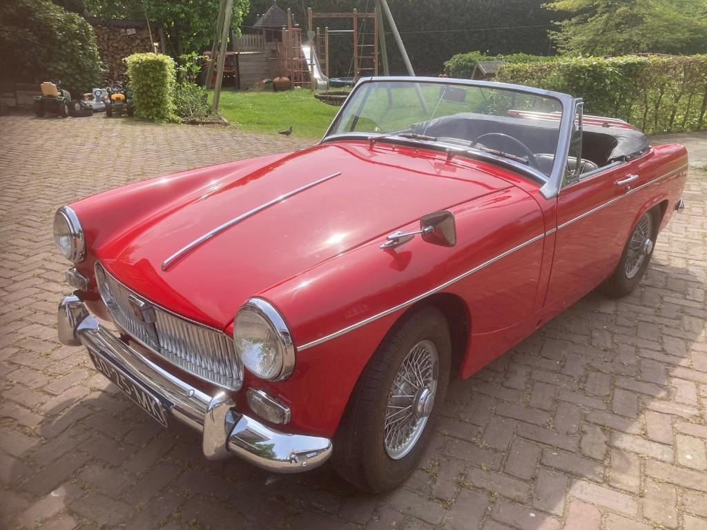 MG Midget 1.3 Mark III 1969 Rood, Auto's, MG, Particulier, Midget, Benzine, Cabriolet, Handgeschakeld, Origineel Nederlands, Rood