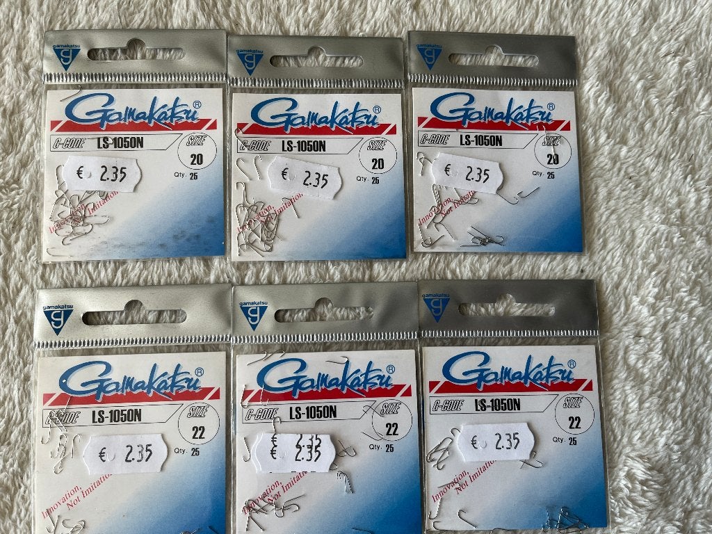 adv 427 / NIEUW serie 9 pakjes haakjes GAMAKTSU LS1050n, Ophalen of Verzenden, Nieuw, Haak