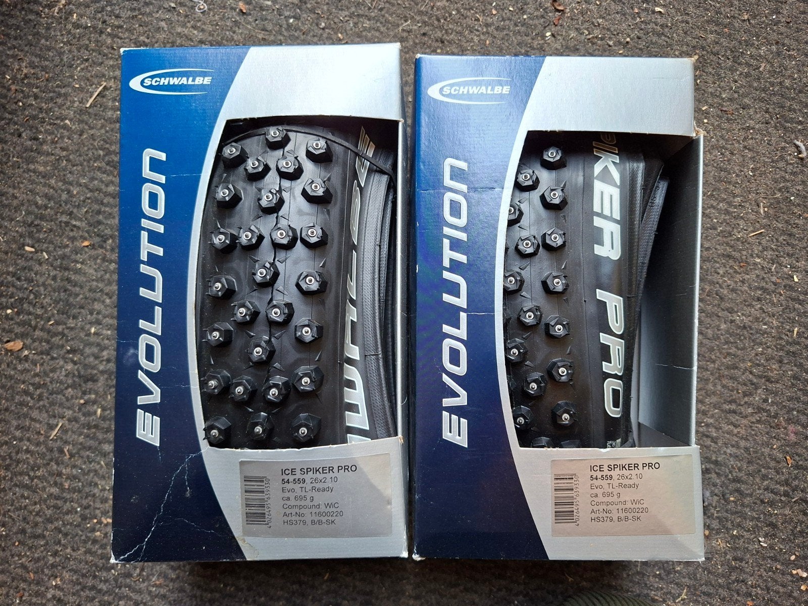 Schwalbe Ice Spiker Pro 26x2.10 Spijkerbanden (2 stuks), Fietsen en Brommers, Band, Schwalbe, Nieuw, Ophalen of Verzenden
