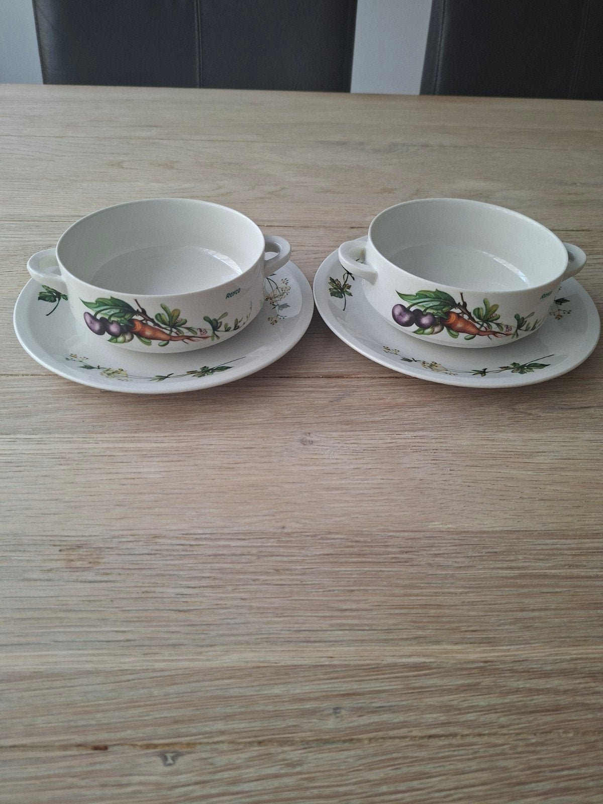 Villeroy & Boch Botanica soepkommen met schotels (2 stuks), Ophalen, Overige merken, Klassiek, Zo goed als nieuw