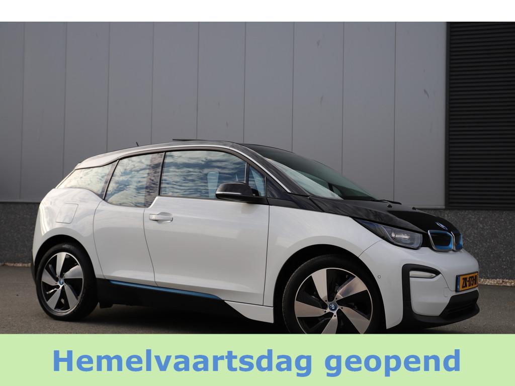 BMW i3 Executive 120Ah 42 kWh/Schuifdak/Navi-pro/Camera/W-po, Auto's, BMW, Automaat, Achterwielaandrijving, 4 stoelen, Wit