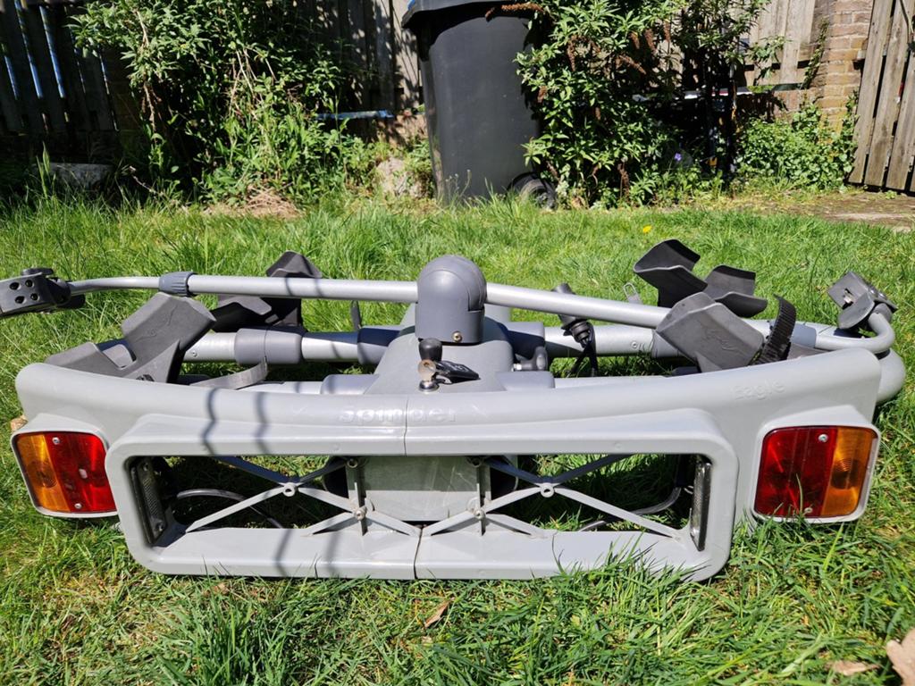Spinder fietsdrager, Auto diversen, Fietsendragers, Ophalen of Verzenden, 2 fietsen, Gebruikt, Trekhaakdrager