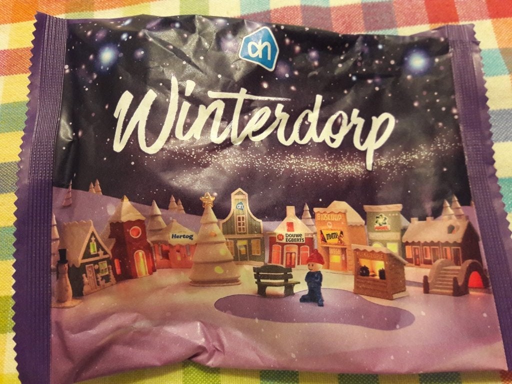 AH Winterdorp figuurtjes - 13 stuks - Leuk tbv kerstdorpen, Verzamelen, Albert Heijn, Ophalen of Verzenden