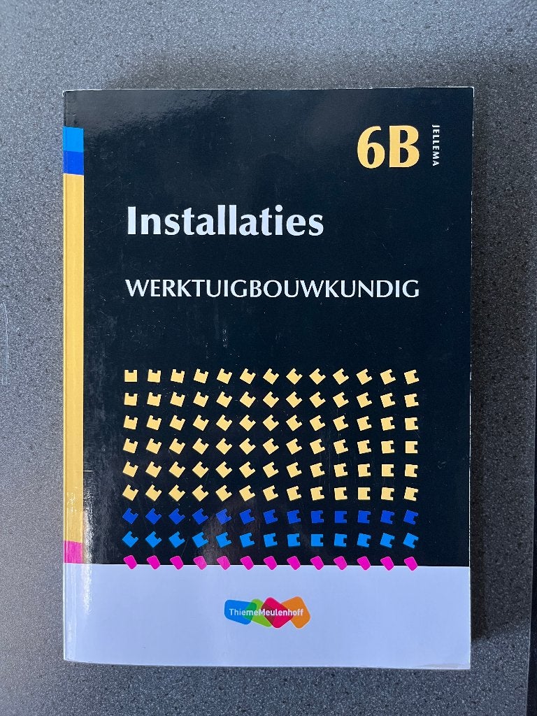 Jellema 6B Installaties Werktuigbouwkundig, Verzenden, Zo goed als nieuw, Bouwkunde, ThiemeMeulenhoff