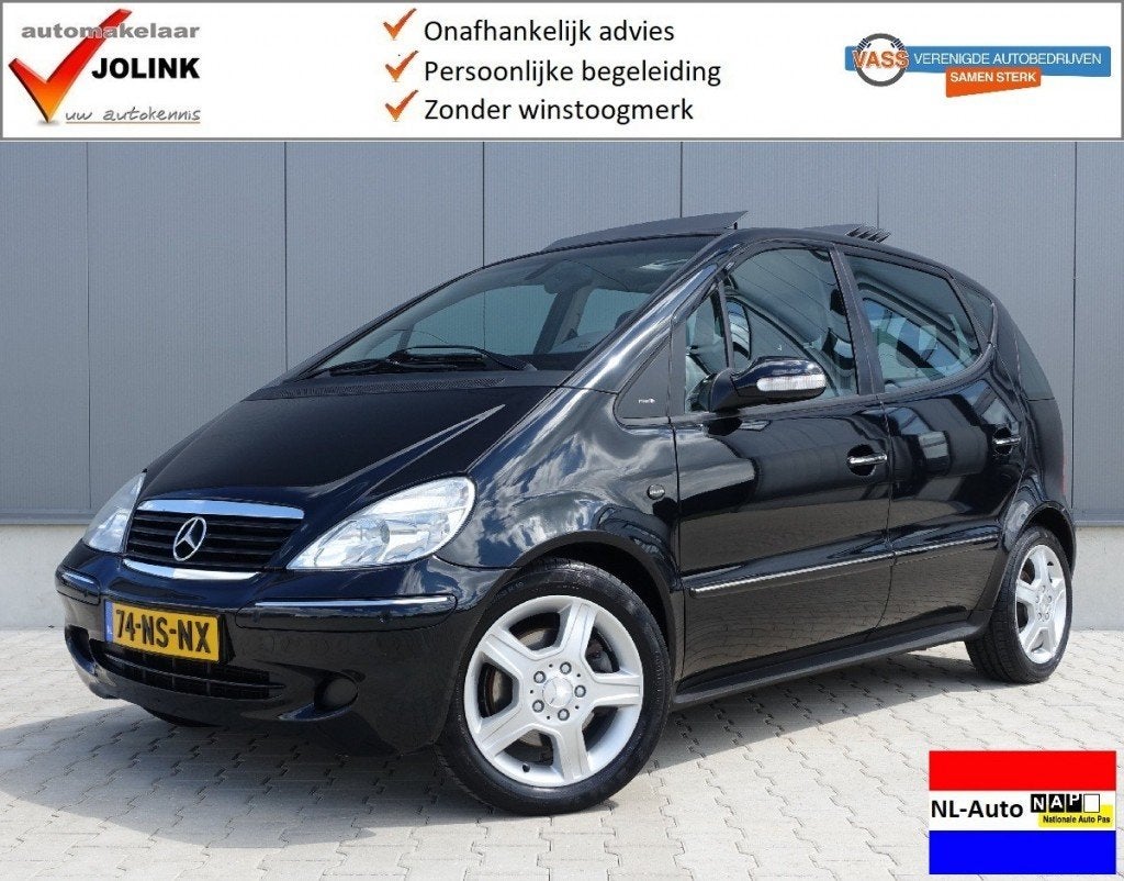 Mercedes-benz A-KLASSE A 190 Lang Piccadilly Aut5 I NL-Auto, 125 pk, 4 cilinders, 400 kg, Origineel Nederlands