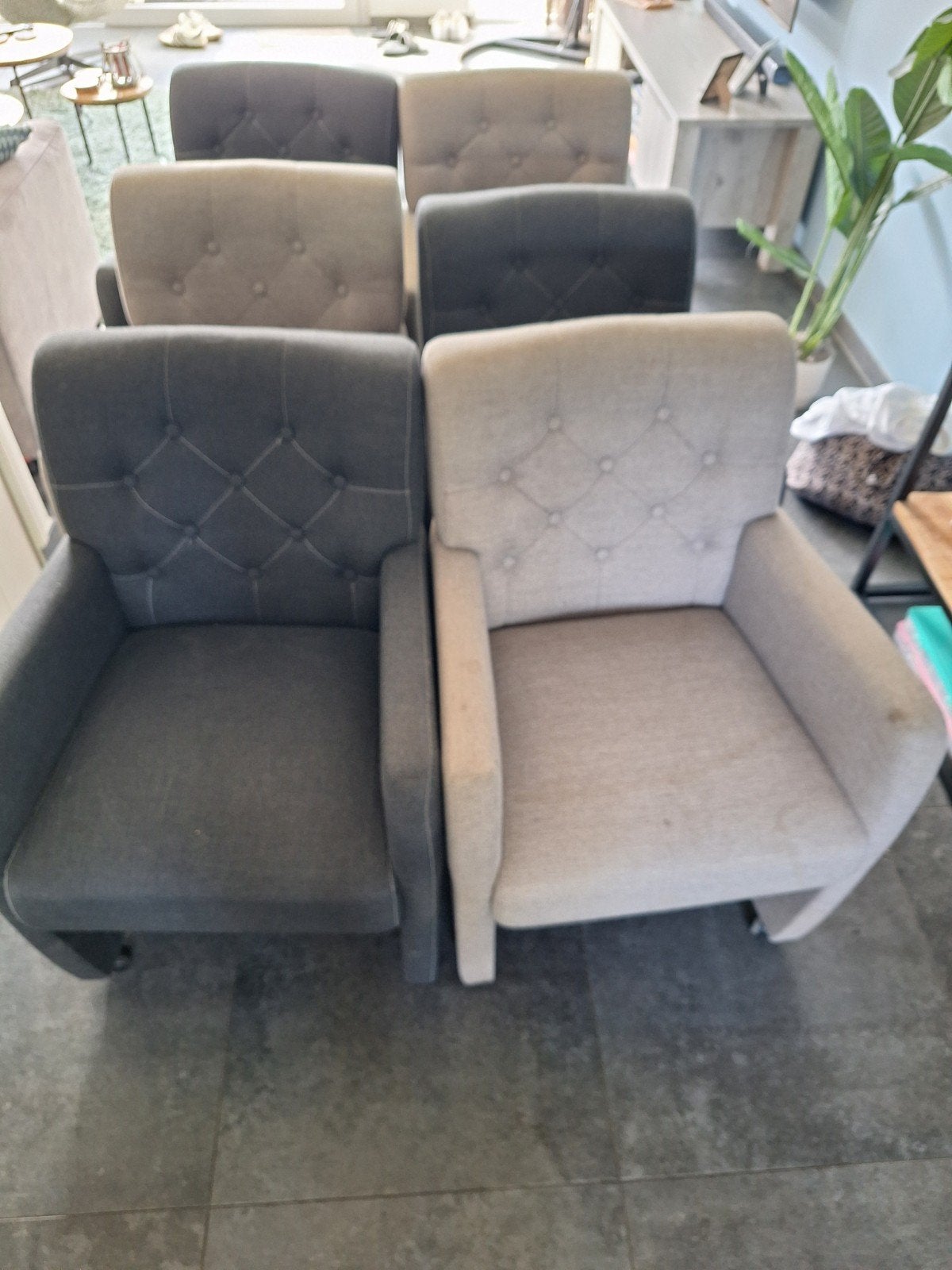 6 eetkamer stoelen, Ophalen, Gebruikt, Vijf, Zes of meer stoelen