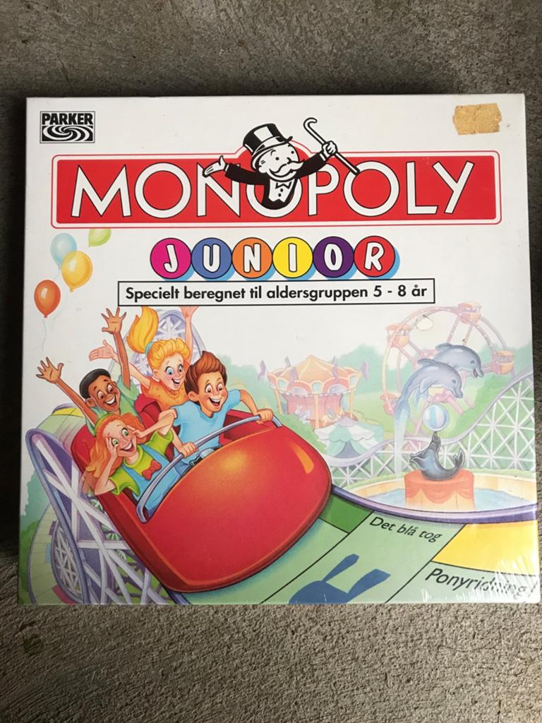 Monopoly Junior Bordspel - Speciaal voor 5-8 jaar, Drie of vier spelers, Ophalen of Verzenden, Gebruikt, Parker