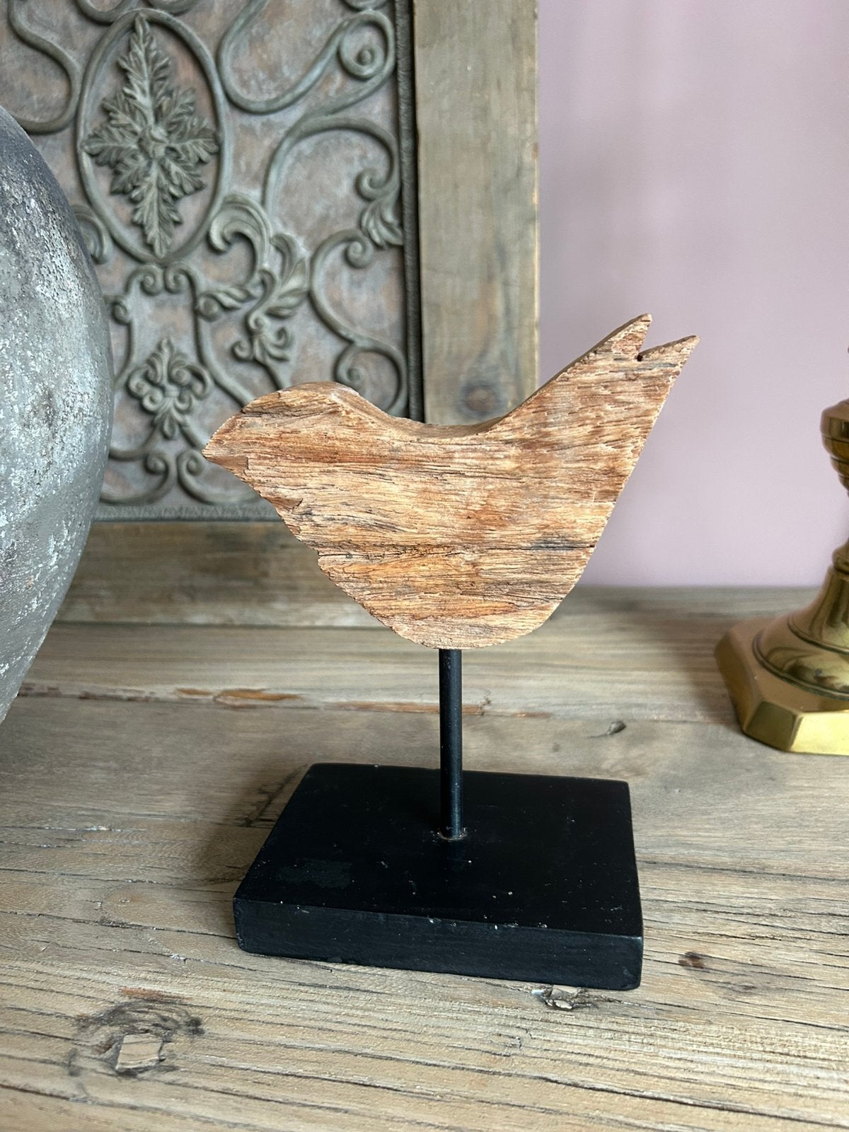 Houten vogeltje, Ophalen of Verzenden, Zo goed als nieuw